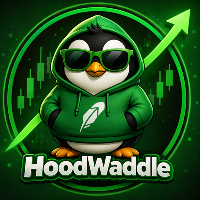 HoodWaddle penguin in a green hoodie and sunglasses